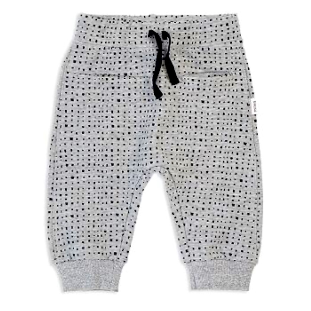 Miles The Label / Miles Baby 
Unisex Square Print Jogger Pants